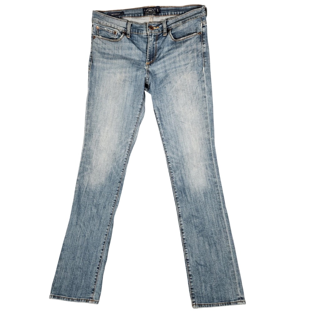 Lucky Brand Sweet Straight Jeans Womens 8/29 Blue Excellent Light Wash Denim